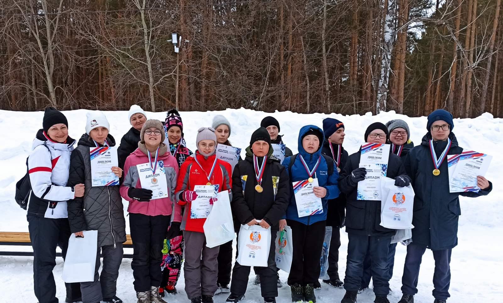 Участие в Пятом Чемпионате Ульяновской области по лыжным гонкам.